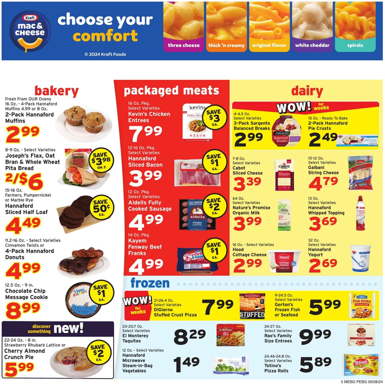 Catalogue Hannaford from 09/08/2024