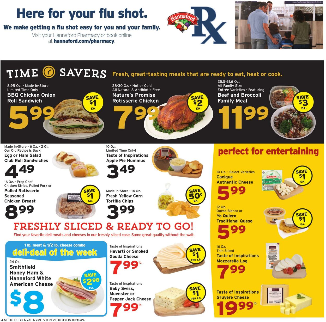 Catalogue Hannaford from 09/15/2024