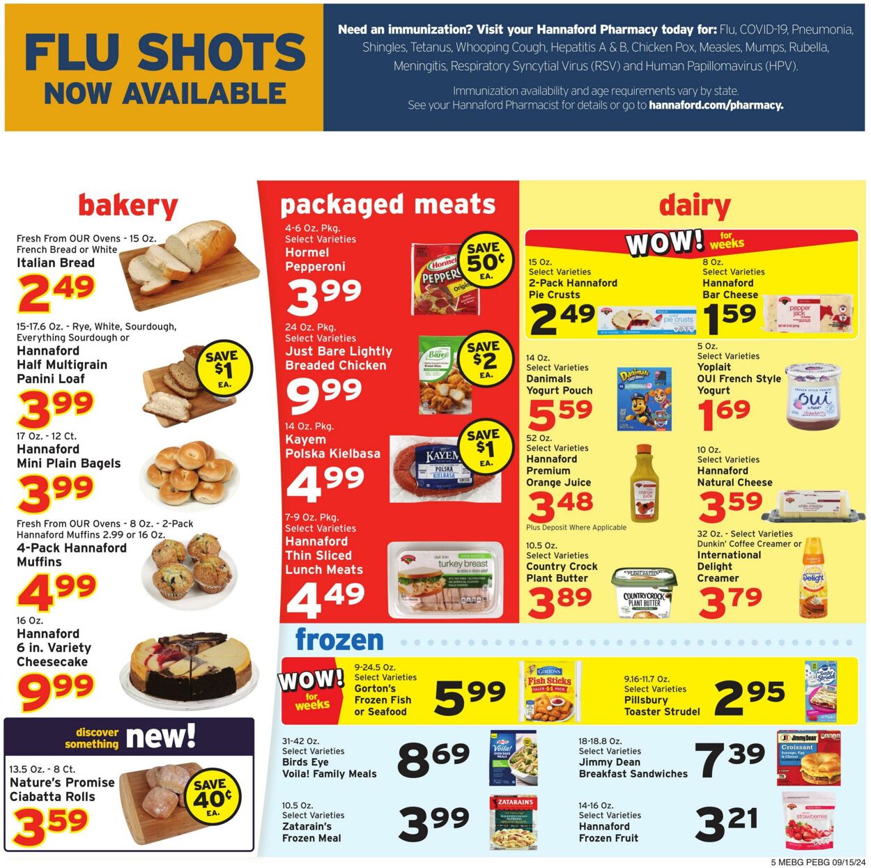 Catalogue Hannaford from 09/15/2024