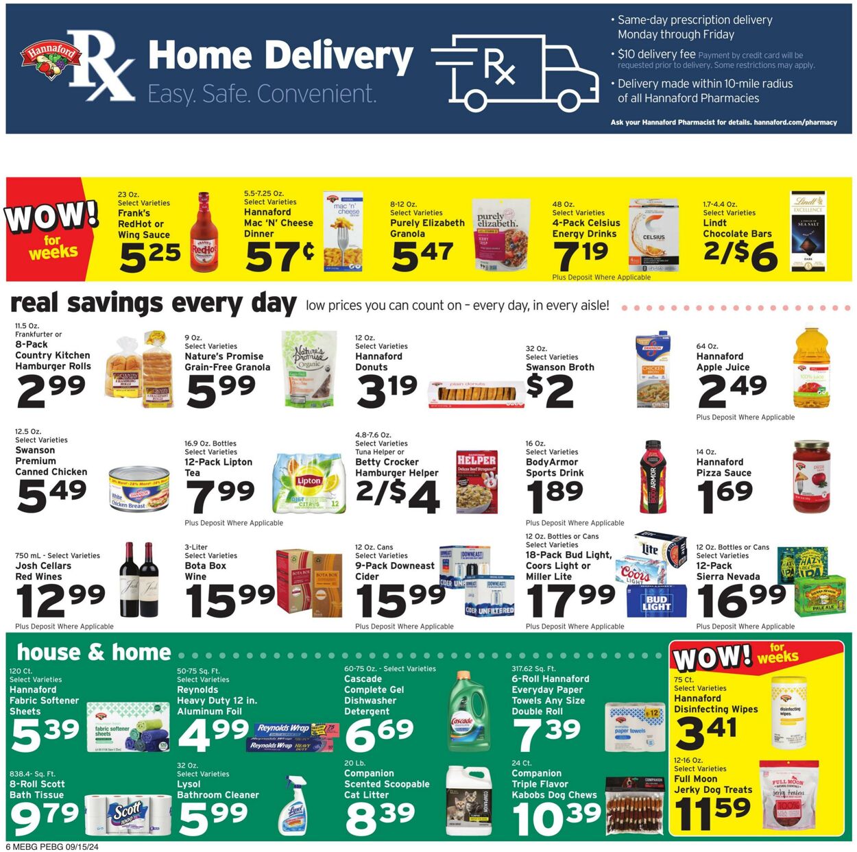 Catalogue Hannaford from 09/15/2024