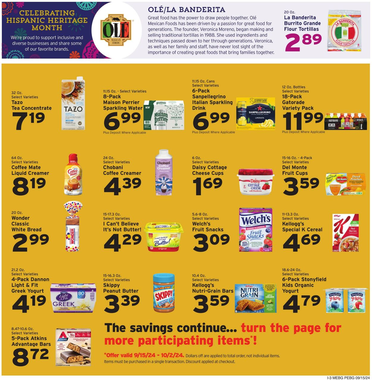 Catalogue Hannaford from 09/15/2024