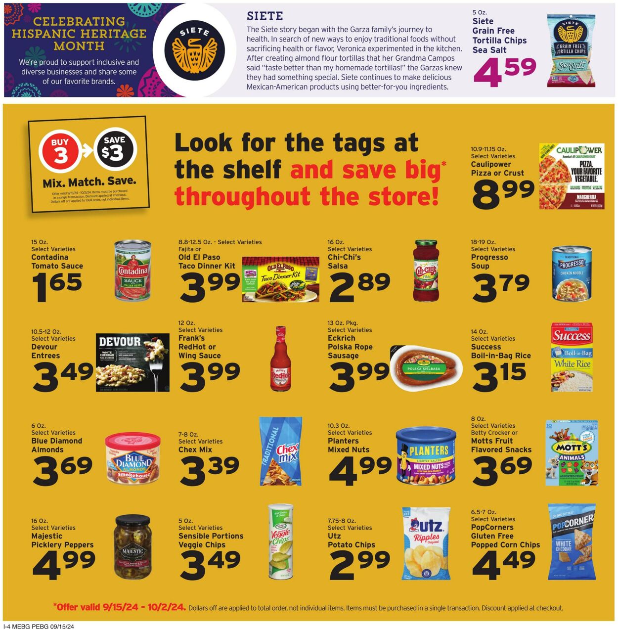 Catalogue Hannaford from 09/15/2024