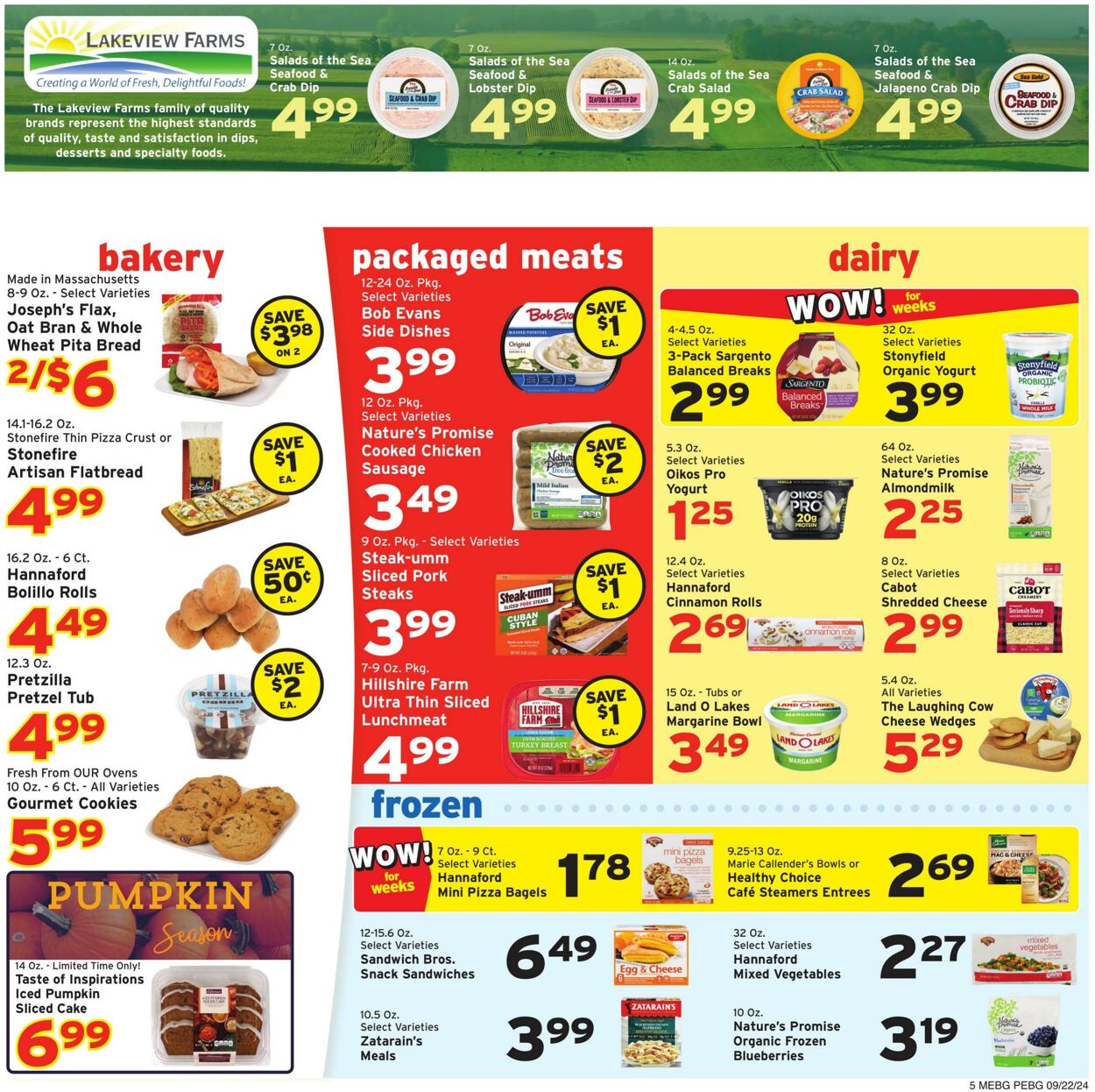 Catalogue Hannaford from 09/22/2024