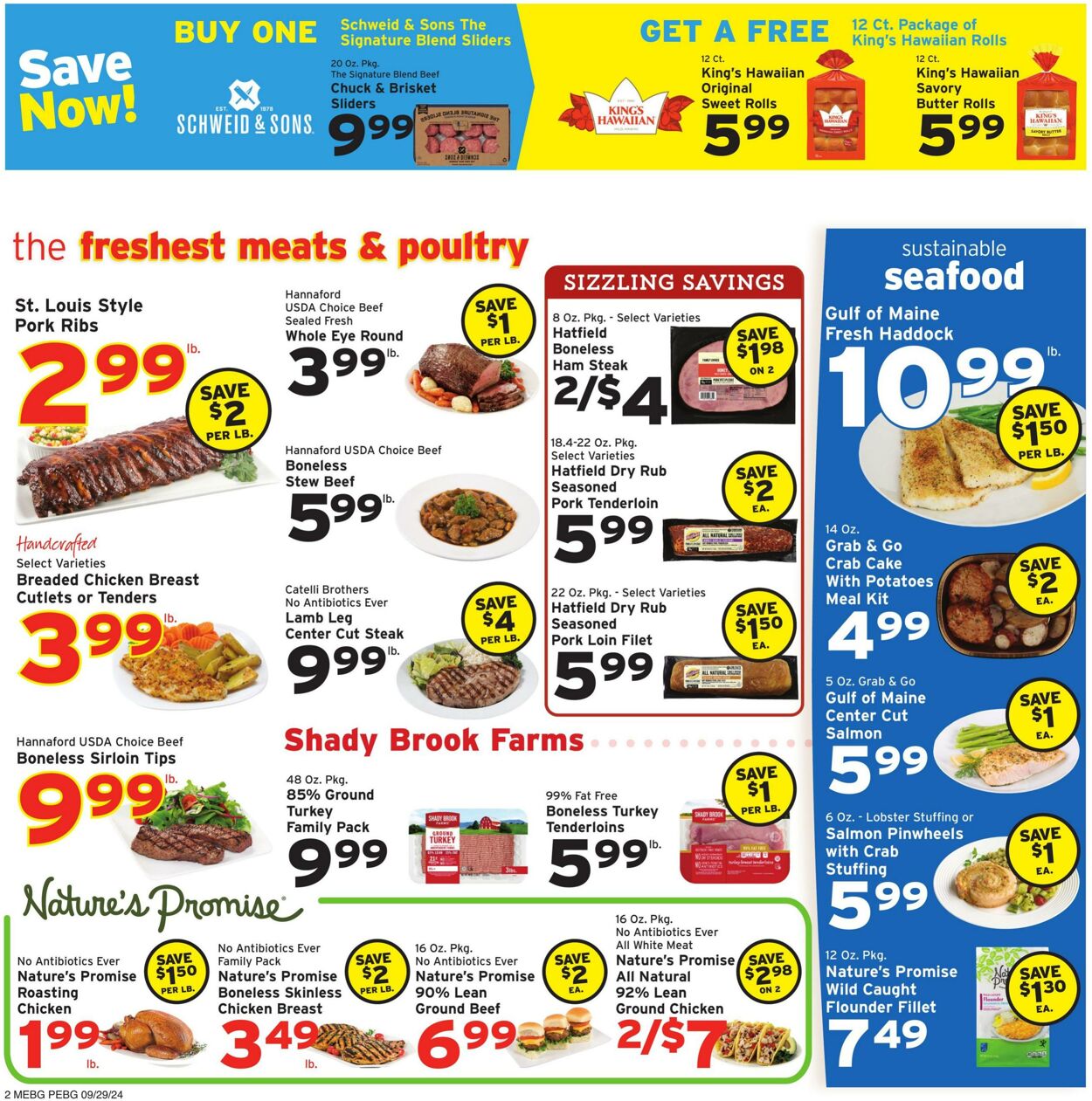 Catalogue Hannaford from 09/29/2024