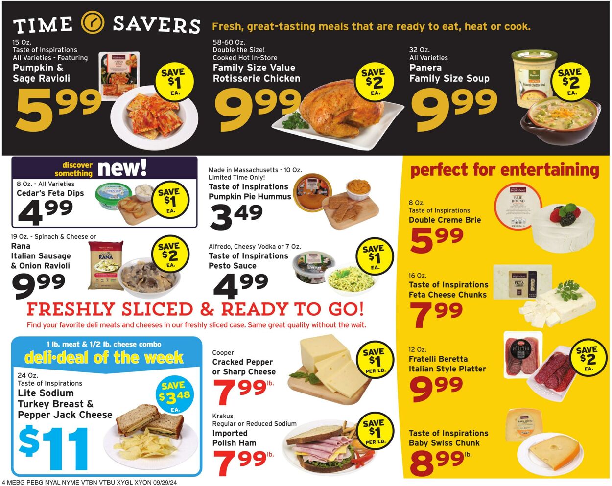 Catalogue Hannaford from 09/29/2024