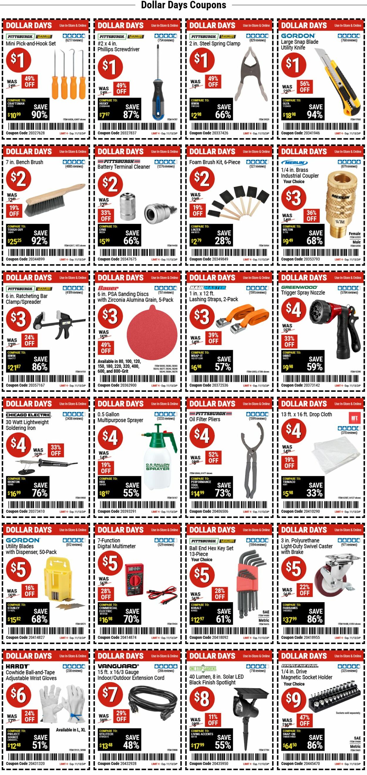 Catalogue Harbor Freight from 11/04/2024