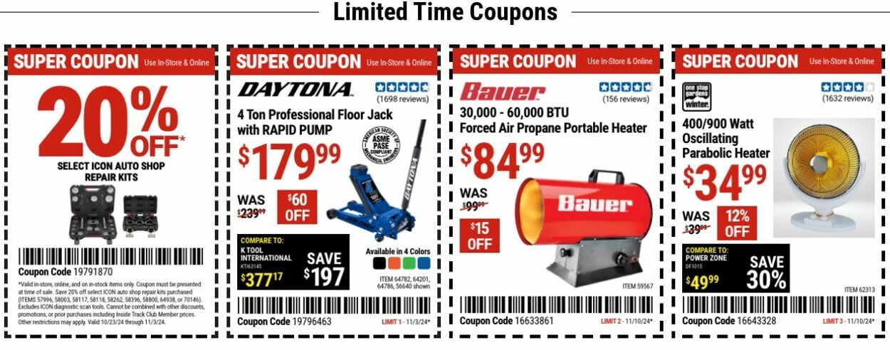 Catalogue Harbor Freight from 11/04/2024