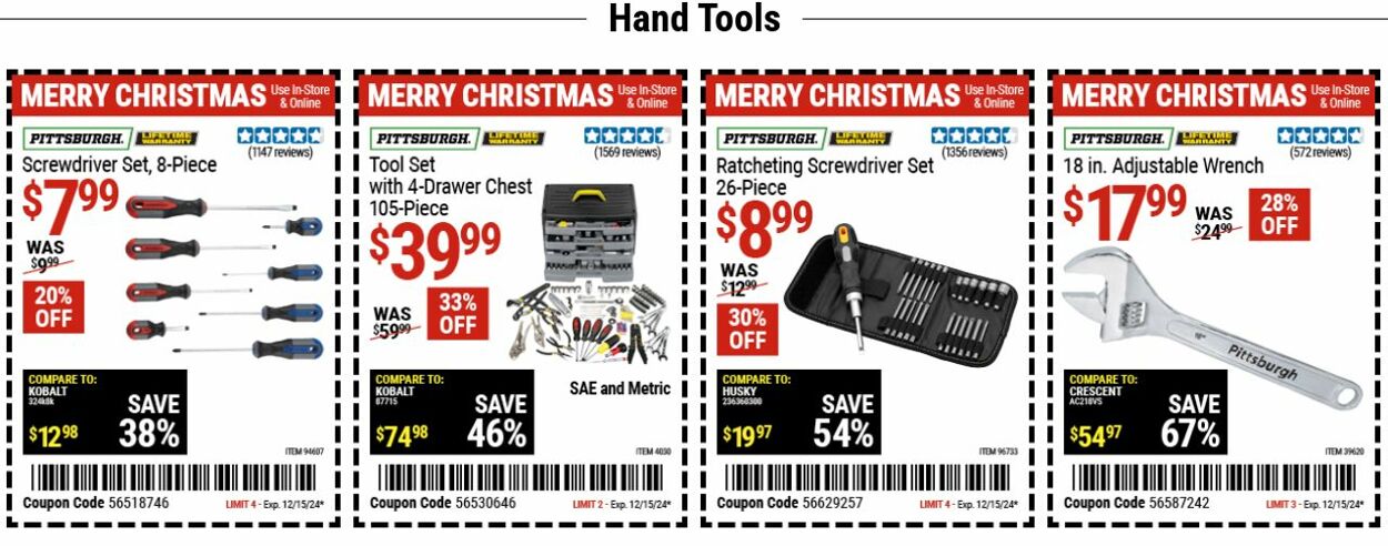 Catalogue Harbor Freight from 12/02/2024