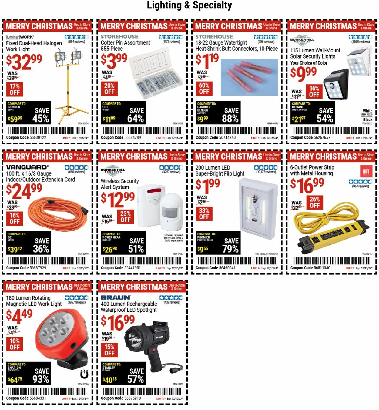 Catalogue Harbor Freight from 12/02/2024