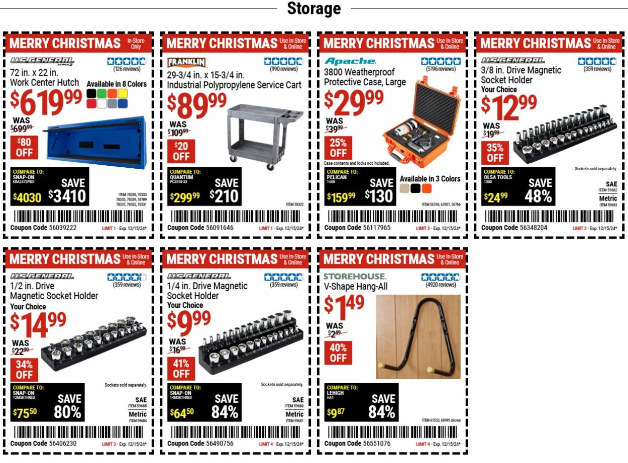 Catalogue Harbor Freight from 12/02/2024