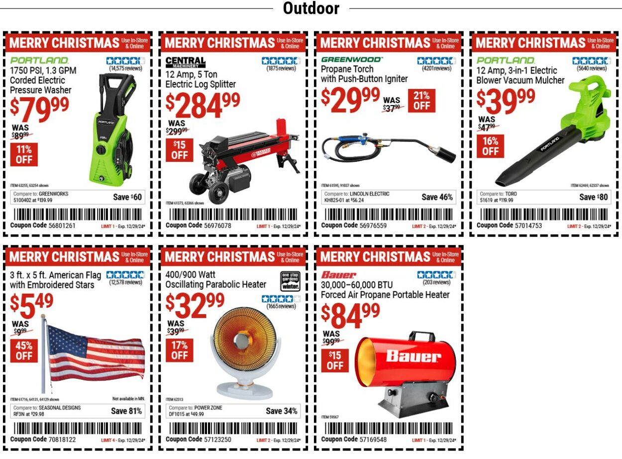 Catalogue Harbor Freight from 12/16/2024