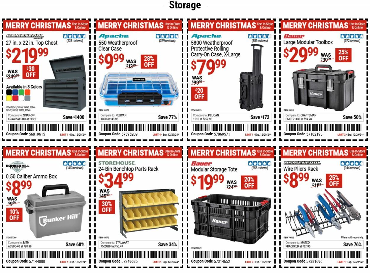 Catalogue Harbor Freight from 12/16/2024