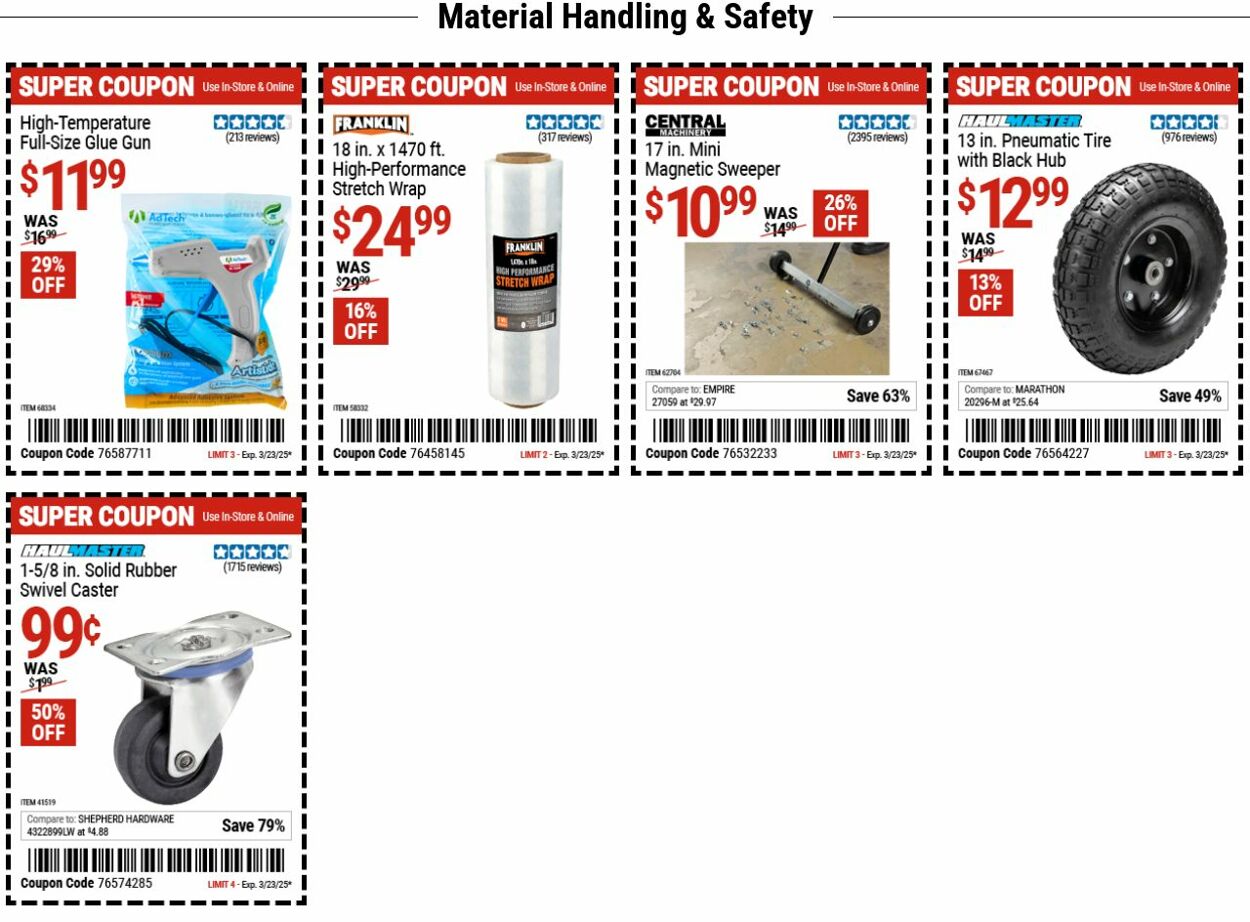 Catalogue Harbor Freight from 03/10/2025