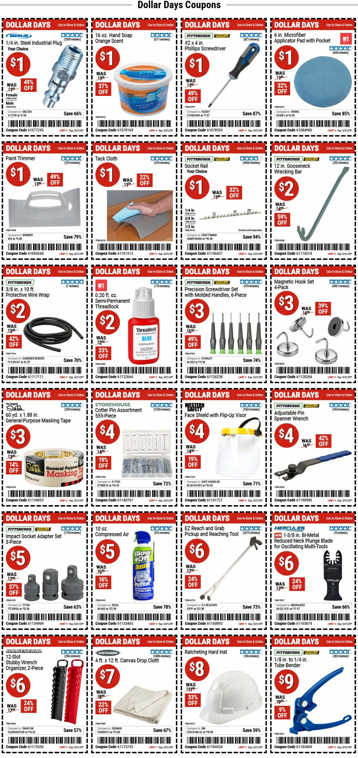 Catalogue Harbor Freight from 05/05/2025