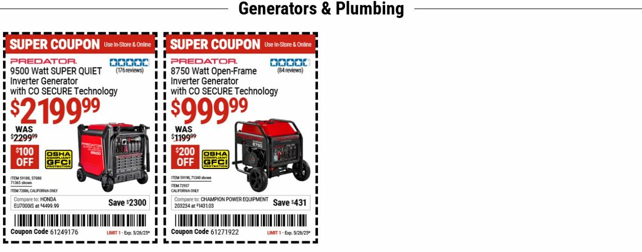 Catalogue Harbor Freight from 05/12/2025