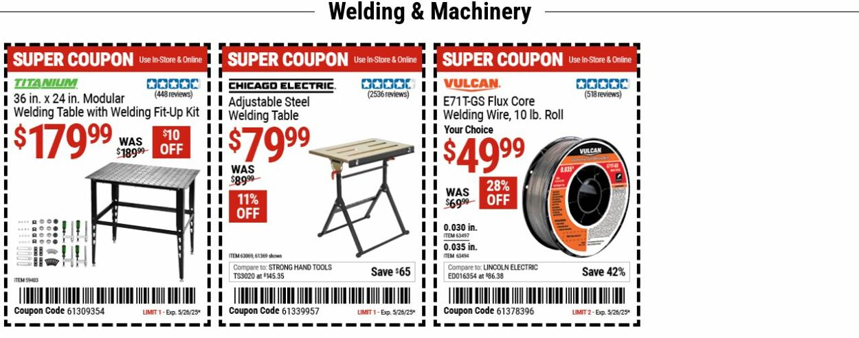 Catalogue Harbor Freight from 05/12/2025