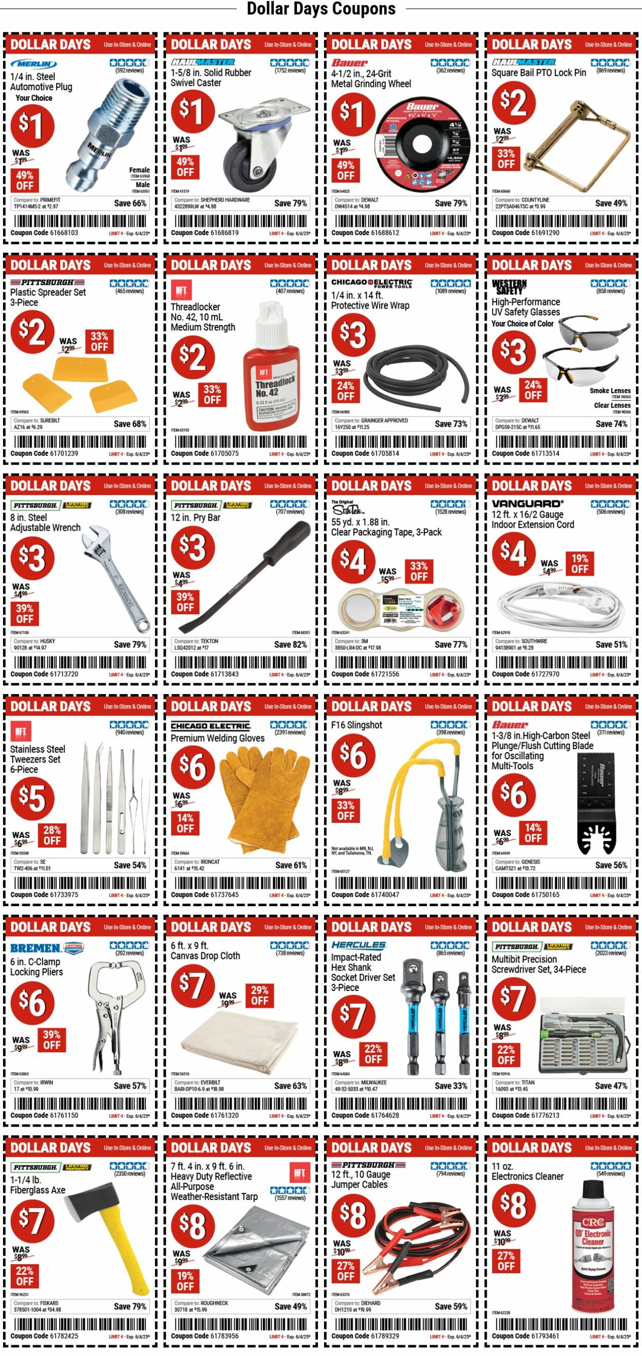 Catalogue Harbor Freight from 05/19/2025