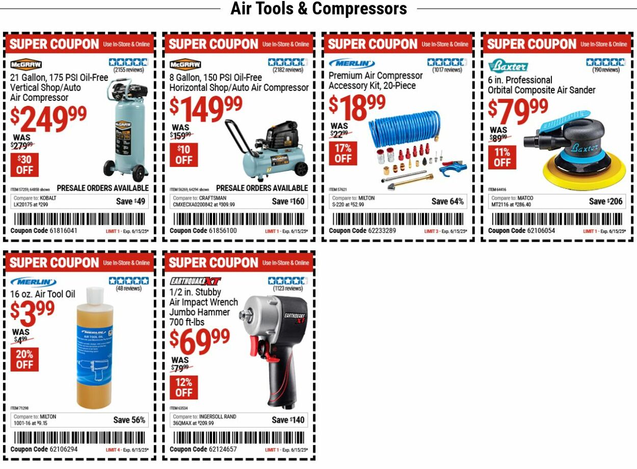 Catalogue Harbor Freight from 05/26/2025