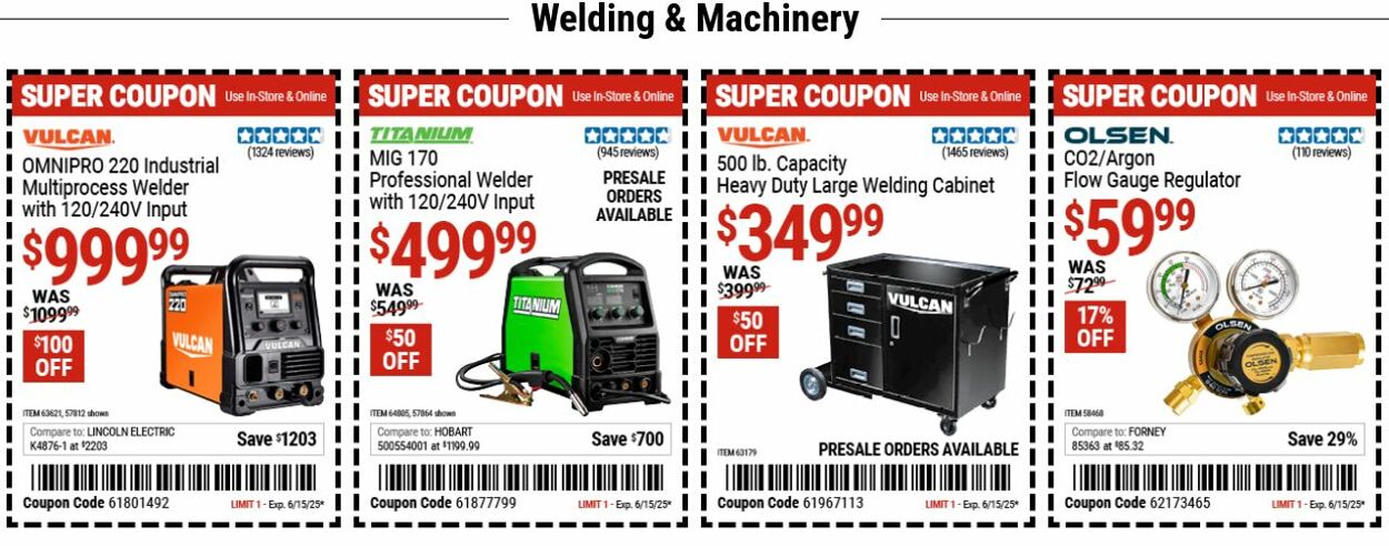 Catalogue Harbor Freight from 05/26/2025