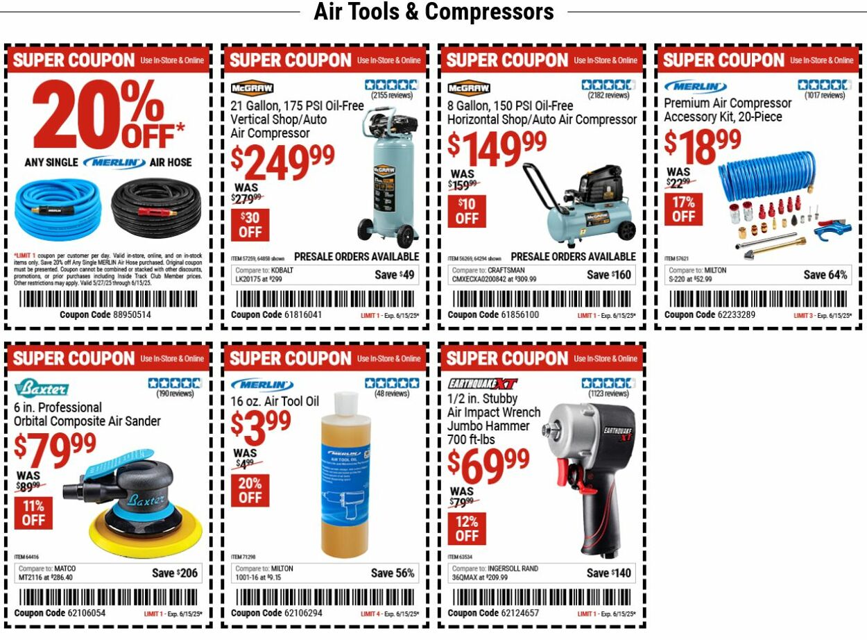 Catalogue Harbor Freight from 06/02/2025