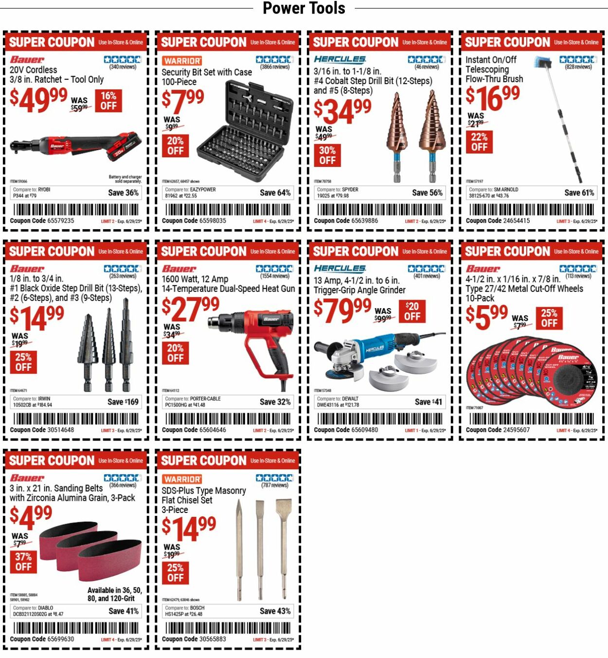 Catalogue Harbor Freight from 06/16/2025