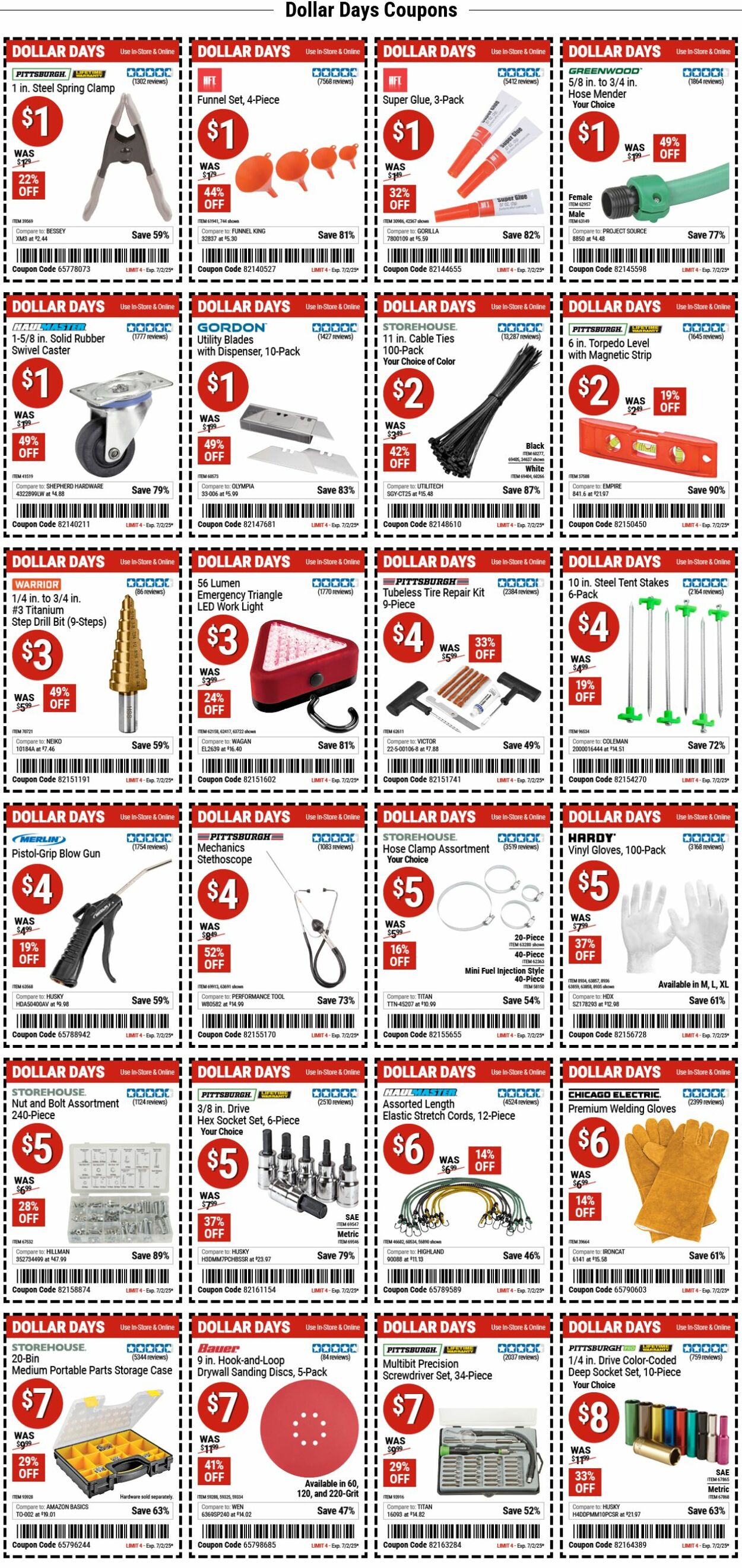 Catalogue Harbor Freight from 06/16/2025