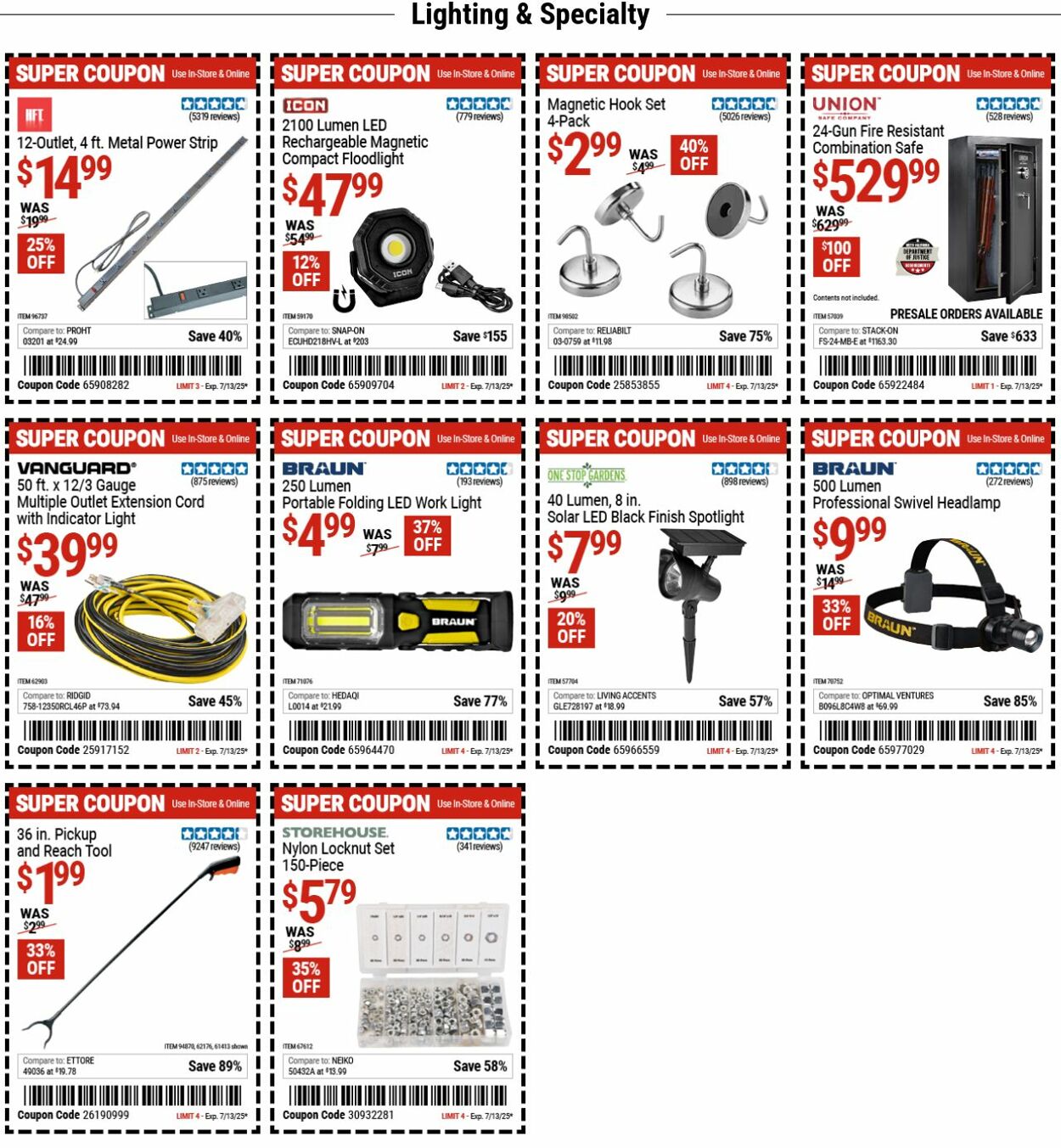 Catalogue Harbor Freight from 06/30/2025