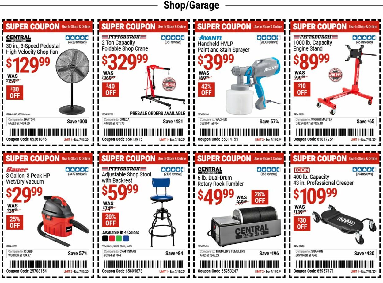 Catalogue Harbor Freight from 06/30/2025