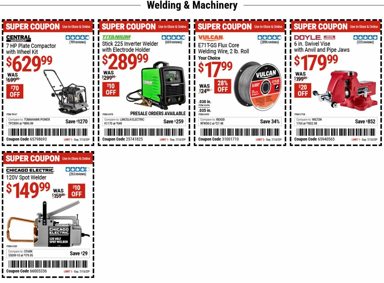 Catalogue Harbor Freight from 06/30/2025