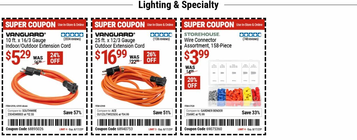 Catalogue Harbor Freight from 08/04/2025