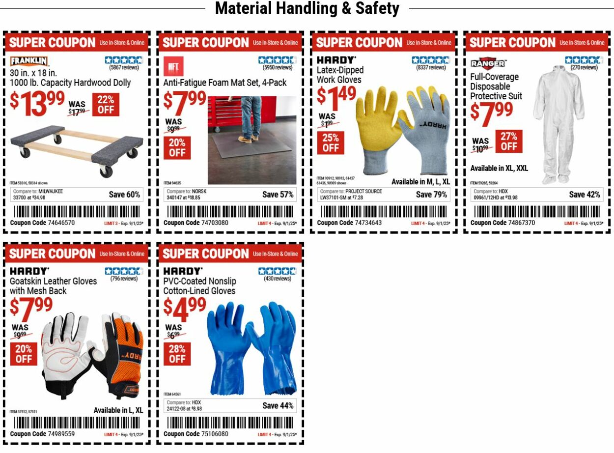 Catalogue Harbor Freight from 08/25/2025