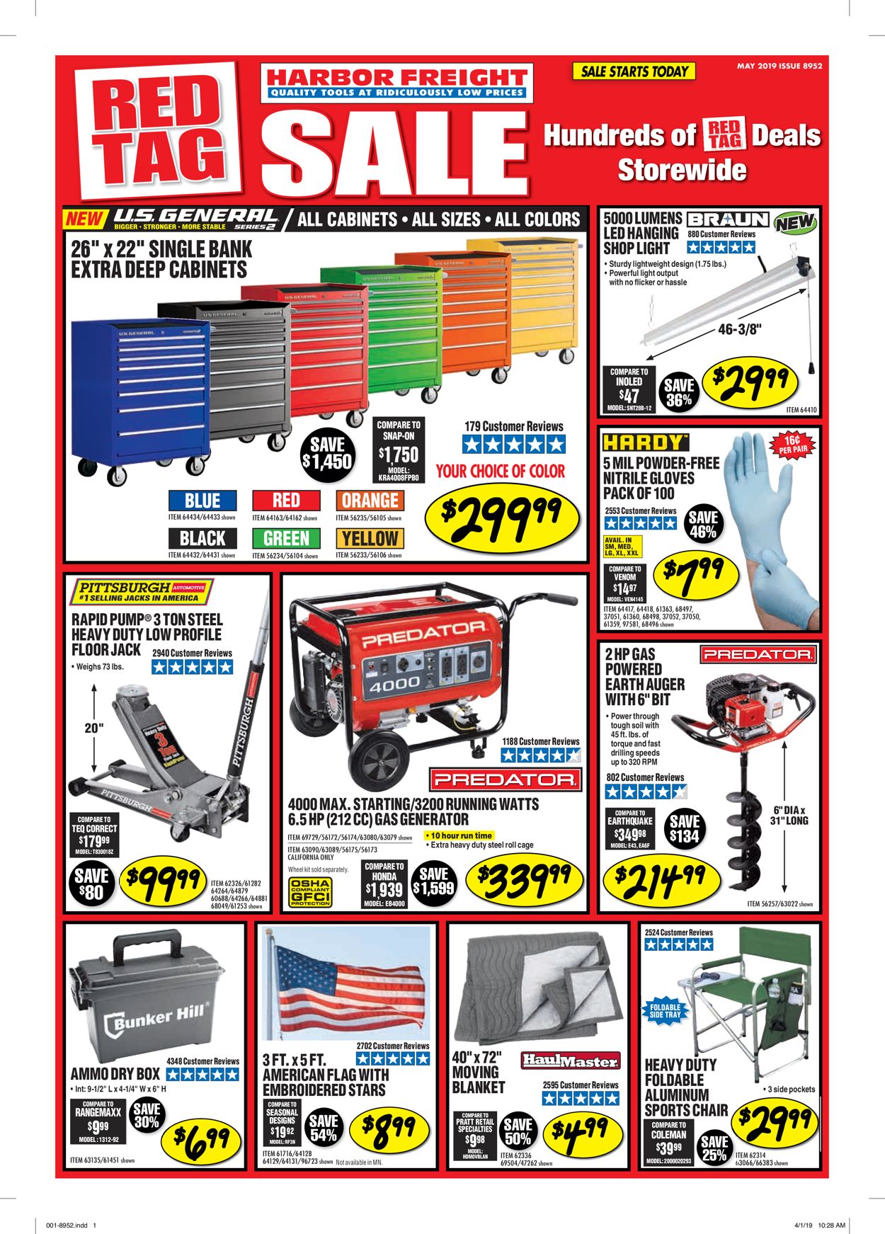 Harbor Freight Current weekly ad 05/01 05/31/2019