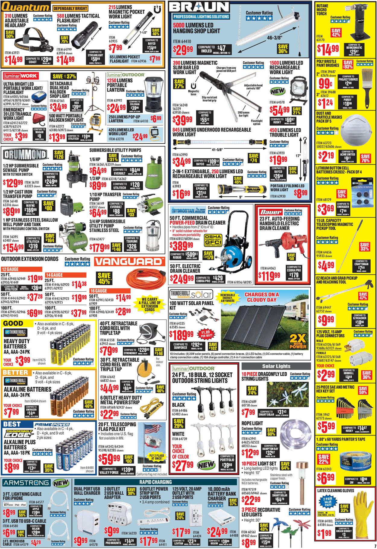 Catalogue Harbor Freight from 09/01/2019