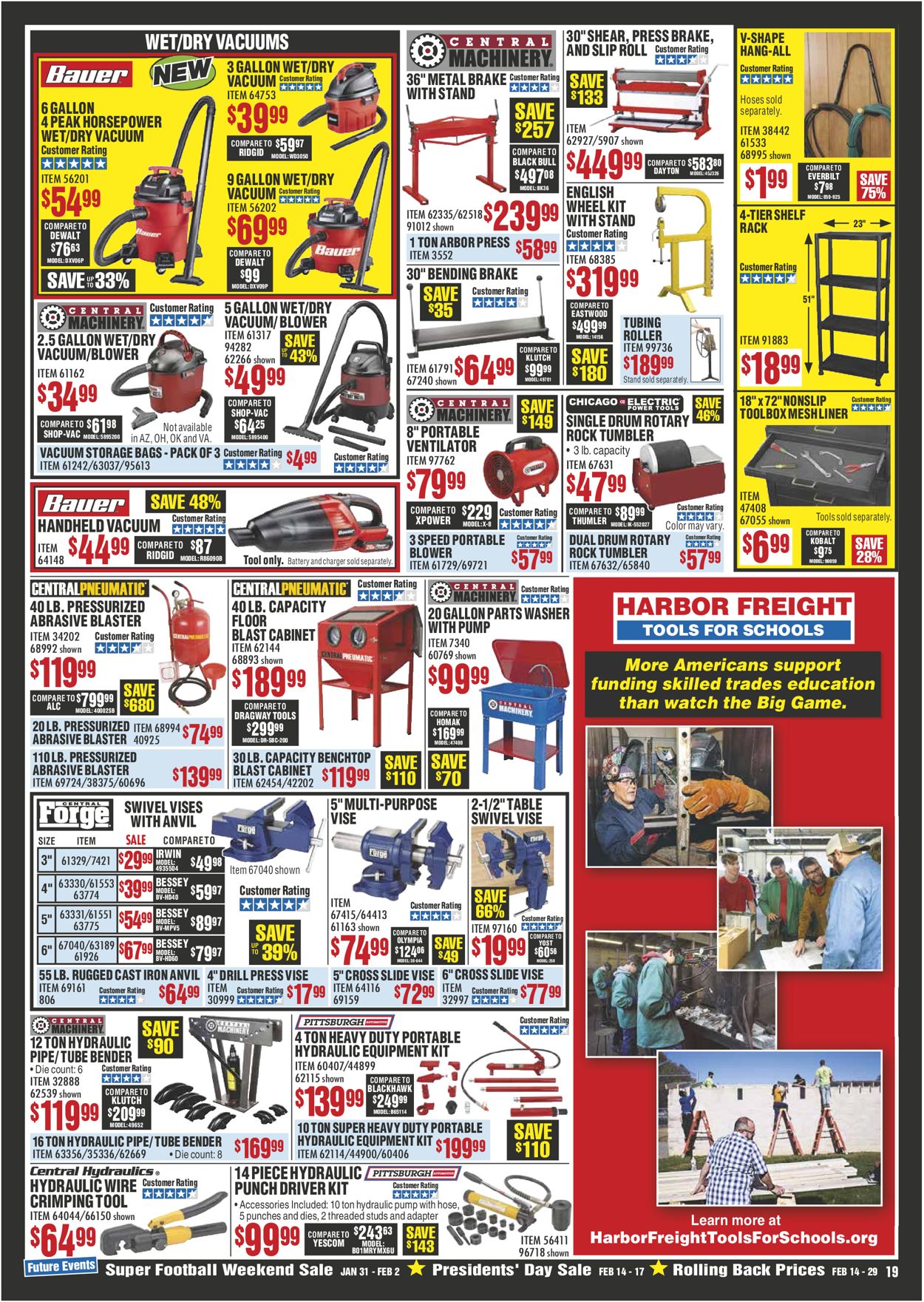 Harbor Freight Current weekly ad 02/01 02/29/2020 [19]