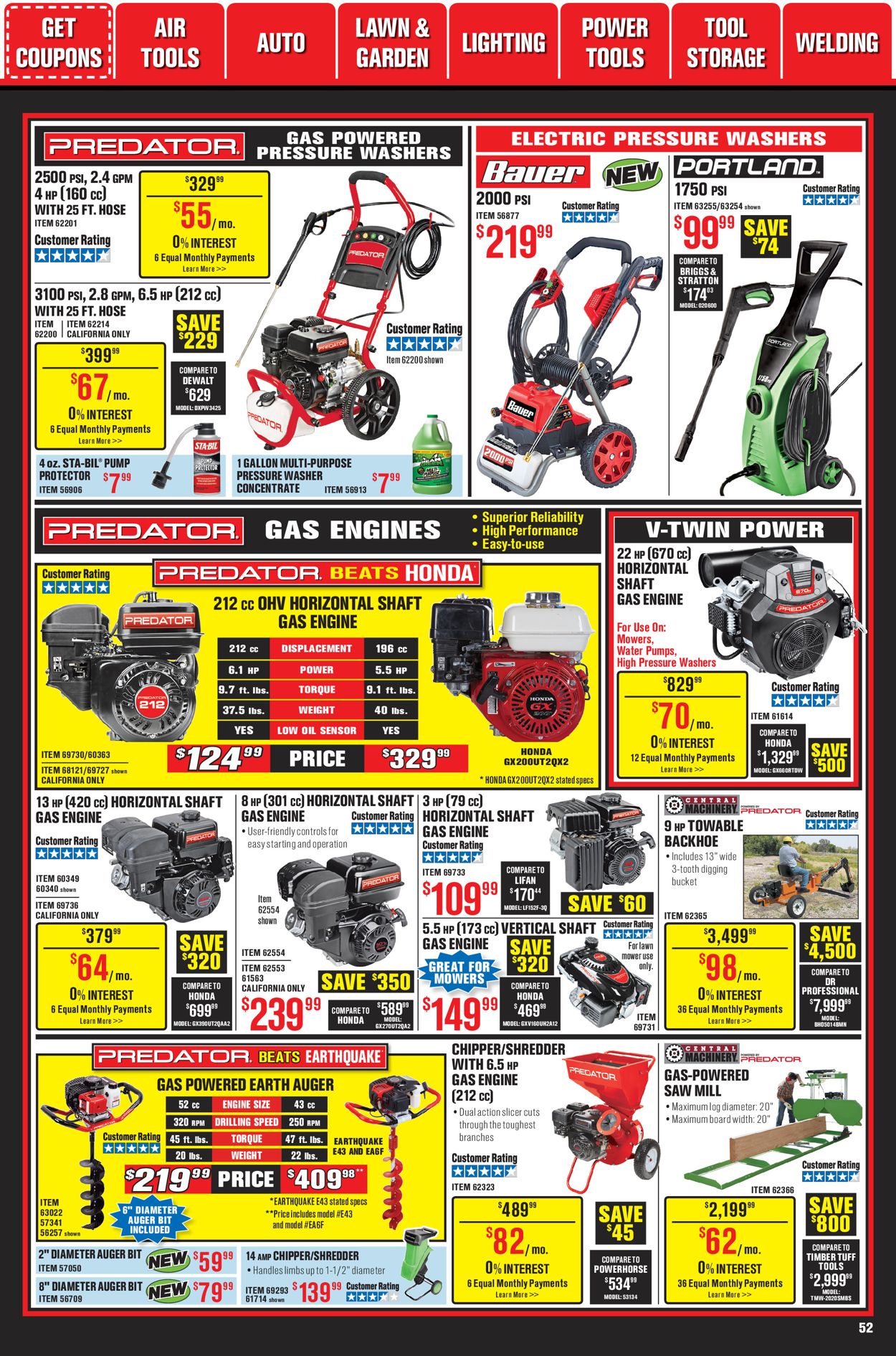 Catalogue Harbor Freight from 09/28/2020