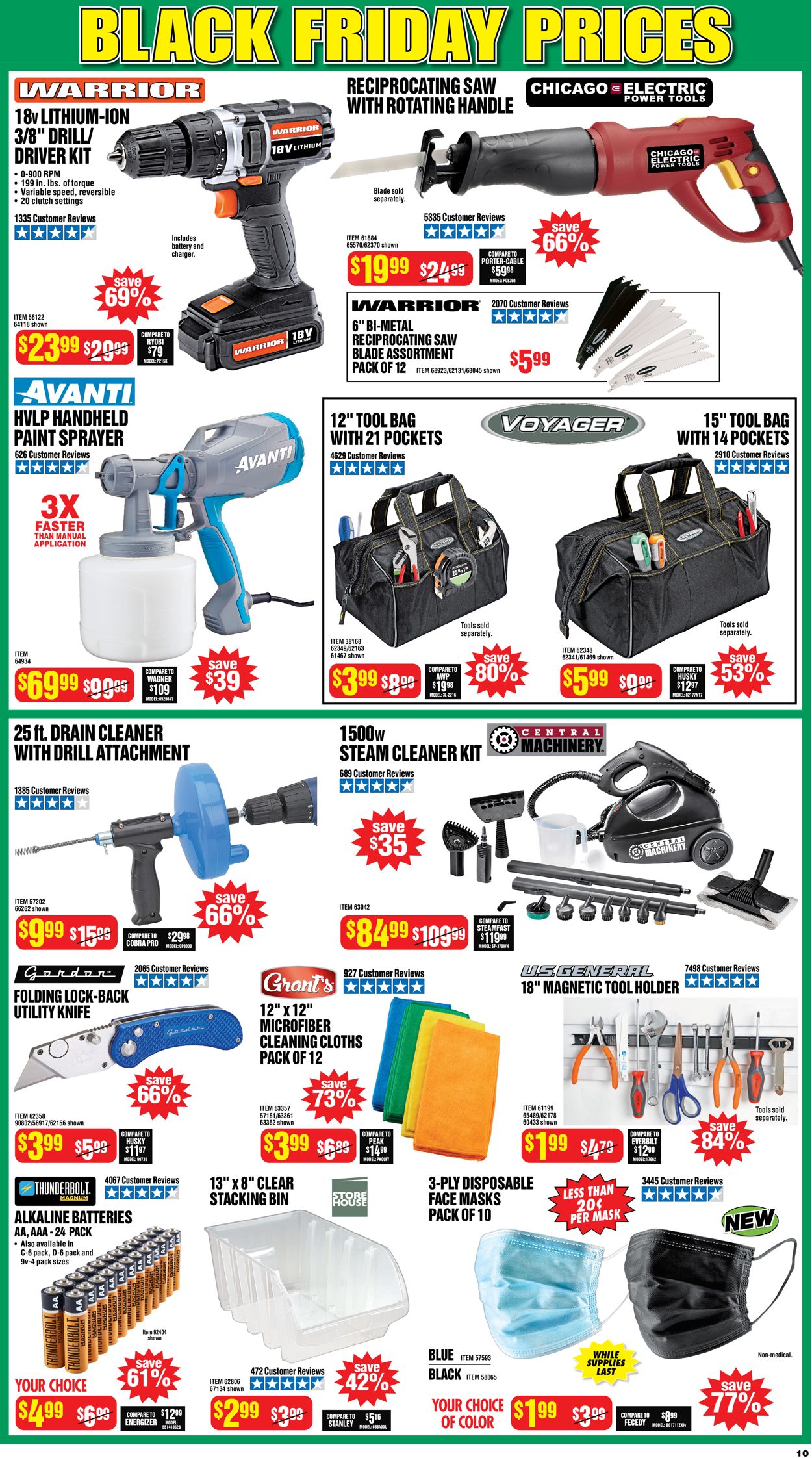 Catalogue Harbor Freight Black Friday 2020 from 11/27/2020
