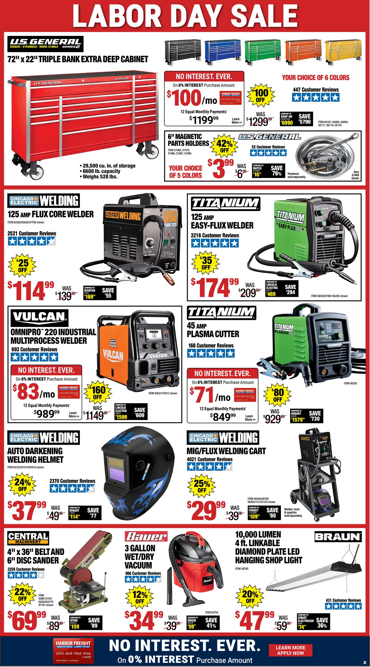 Catalogue Harbor Freight from 08/30/2021