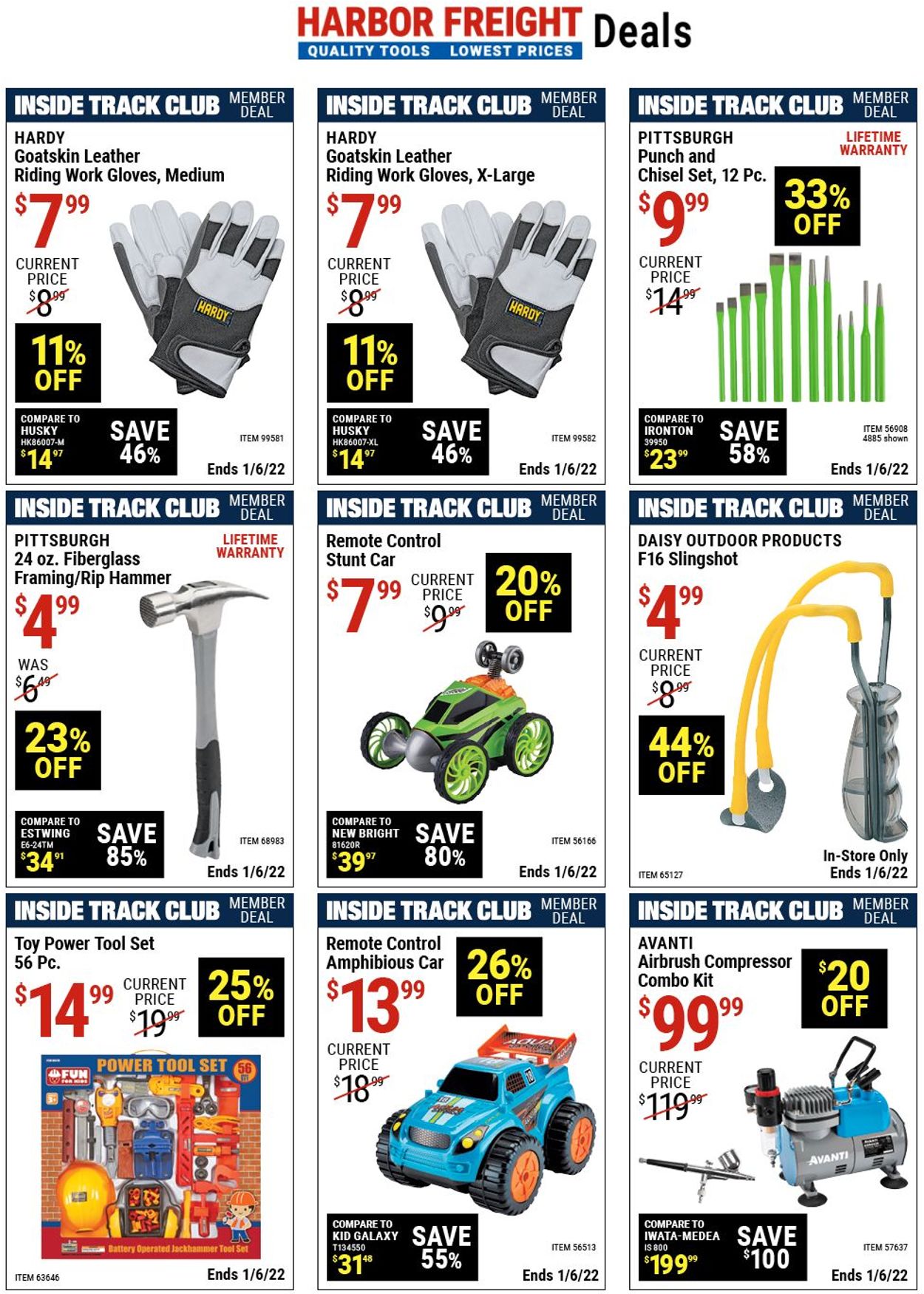 Catalogue Harbor Freight from 12/09/2021