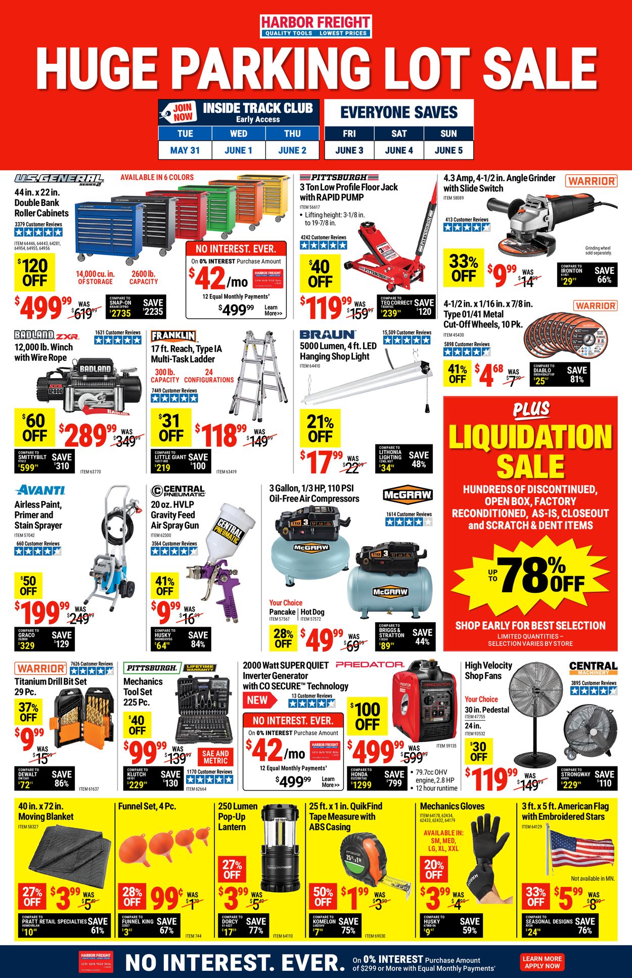 Catalogue Harbor Freight from 05/31/2022