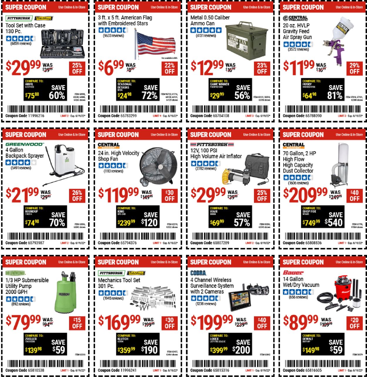 Catalogue Harbor Freight from 06/06/2022