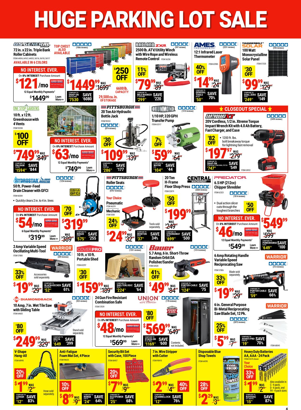 Catalogue Harbor Freight from 08/15/2022