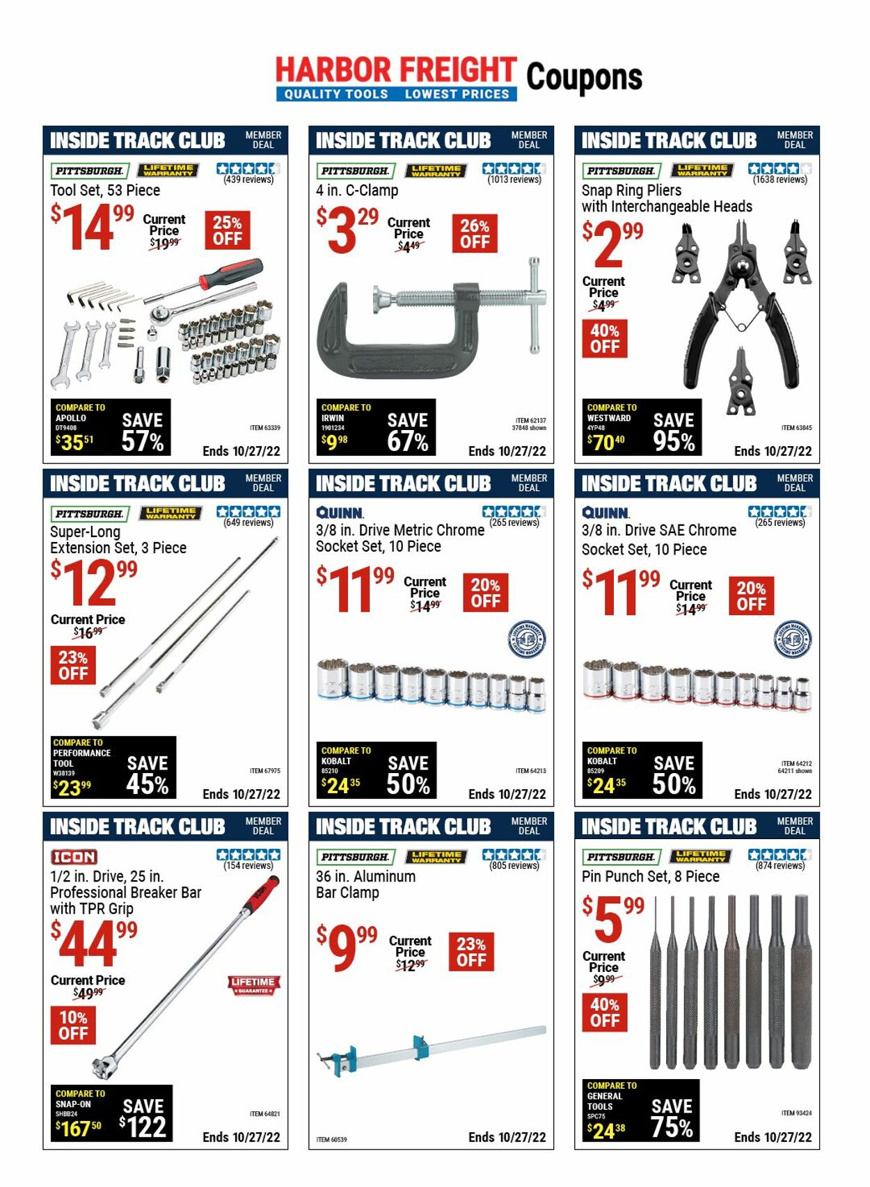 Catalogue Harbor Freight from 10/06/2022