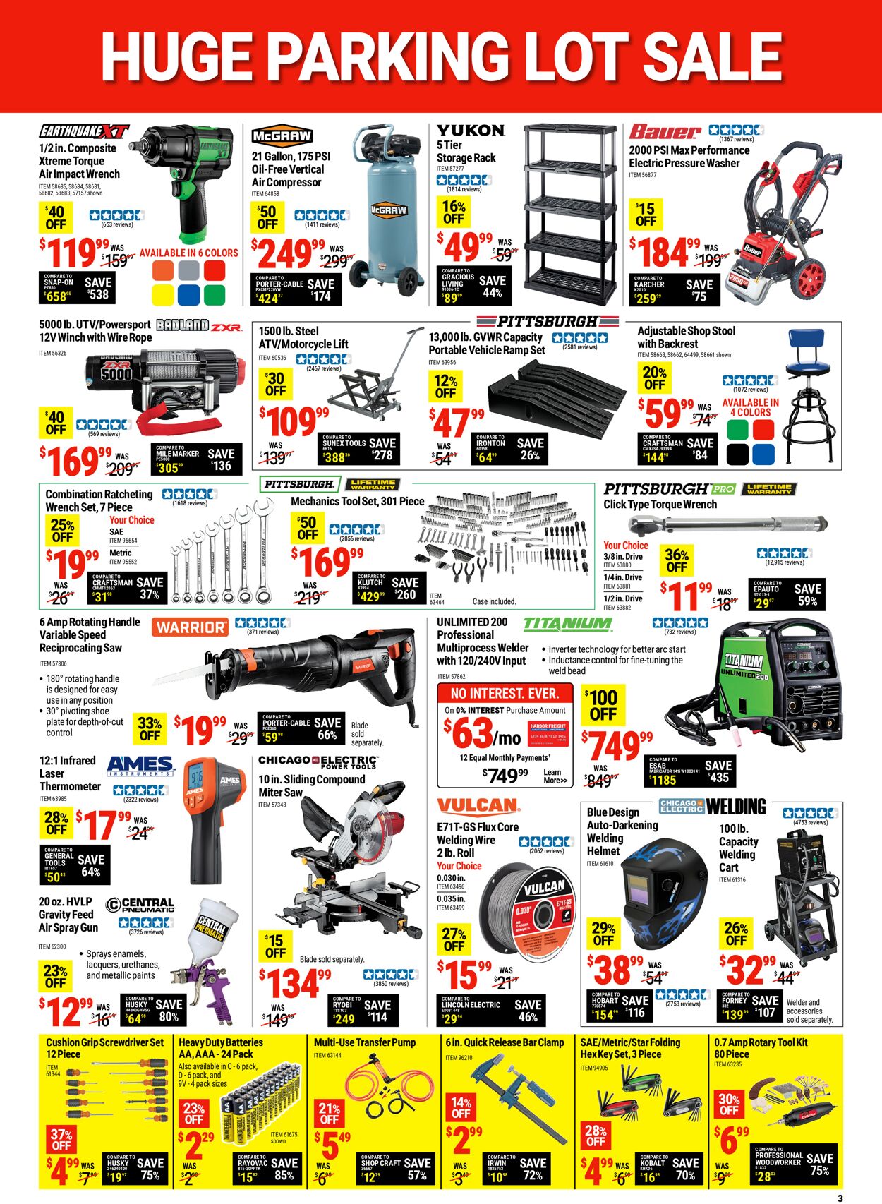 Catalogue Harbor Freight from 10/10/2022