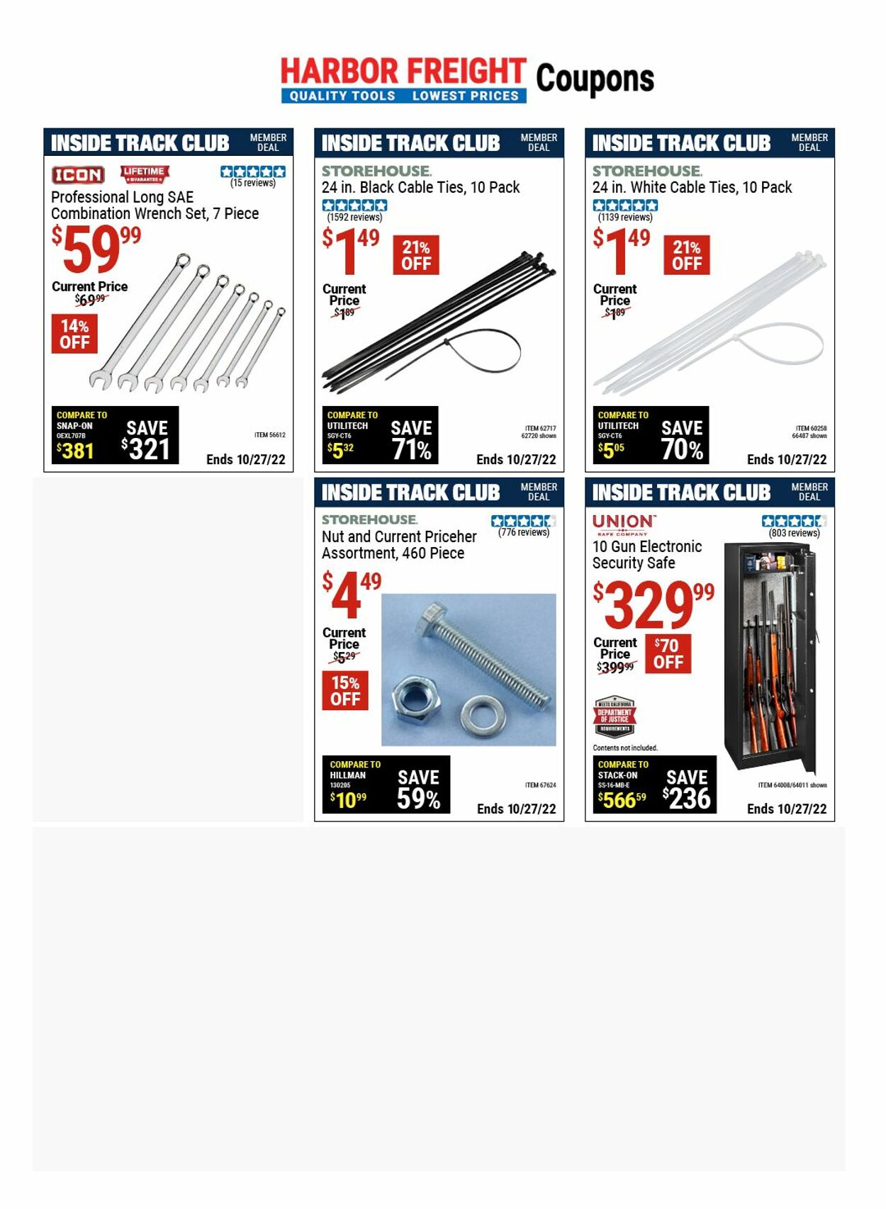 Catalogue Harbor Freight from 10/20/2022