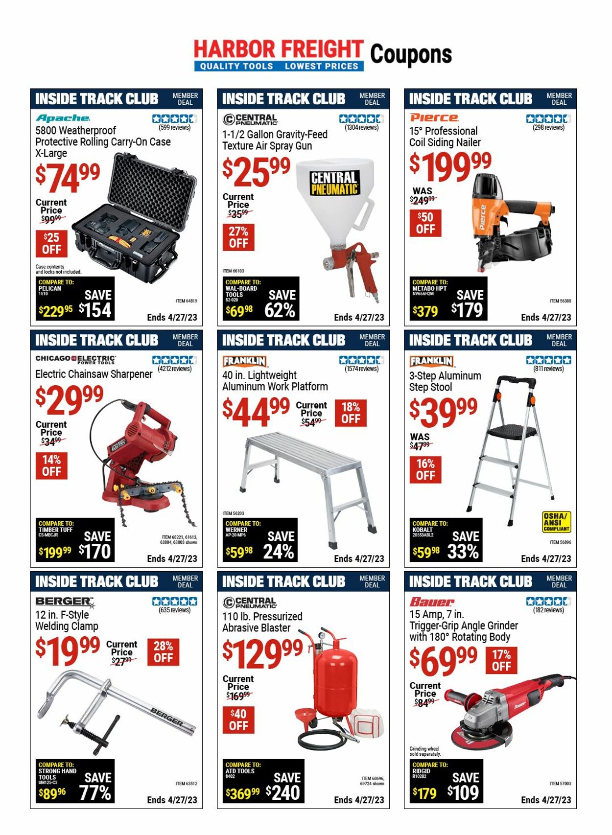 Catalogue Harbor Freight from 04/06/2023