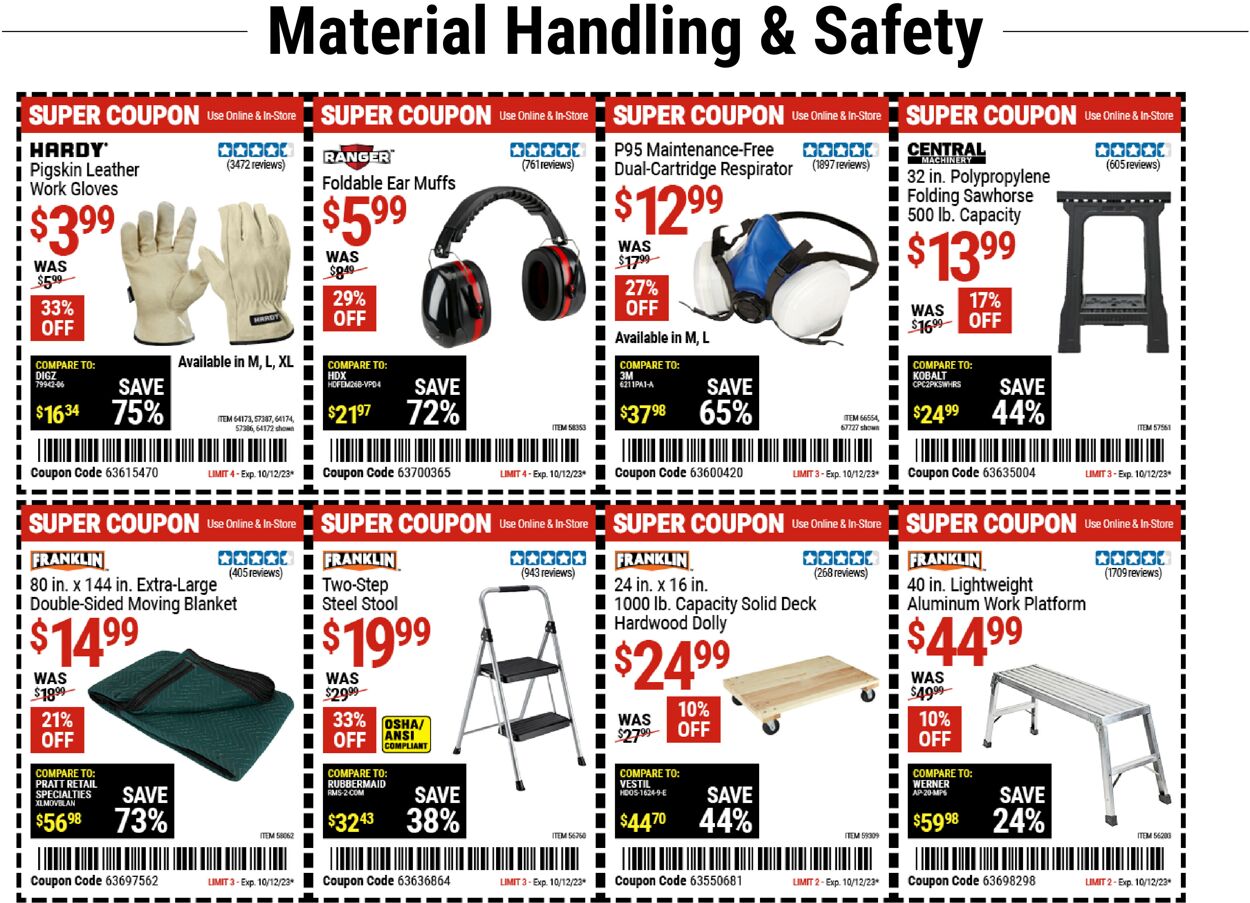 Catalogue Harbor Freight from 10/09/2023