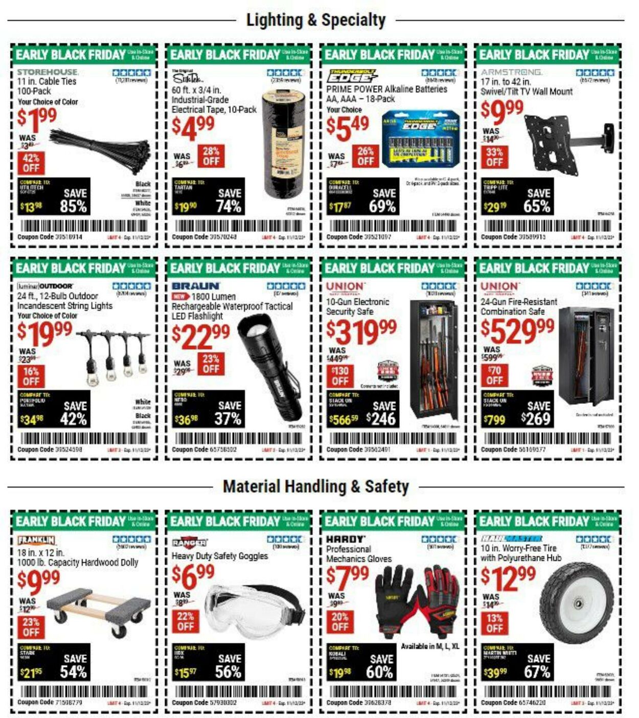 Catalogue Harbor Freight from 10/30/2023