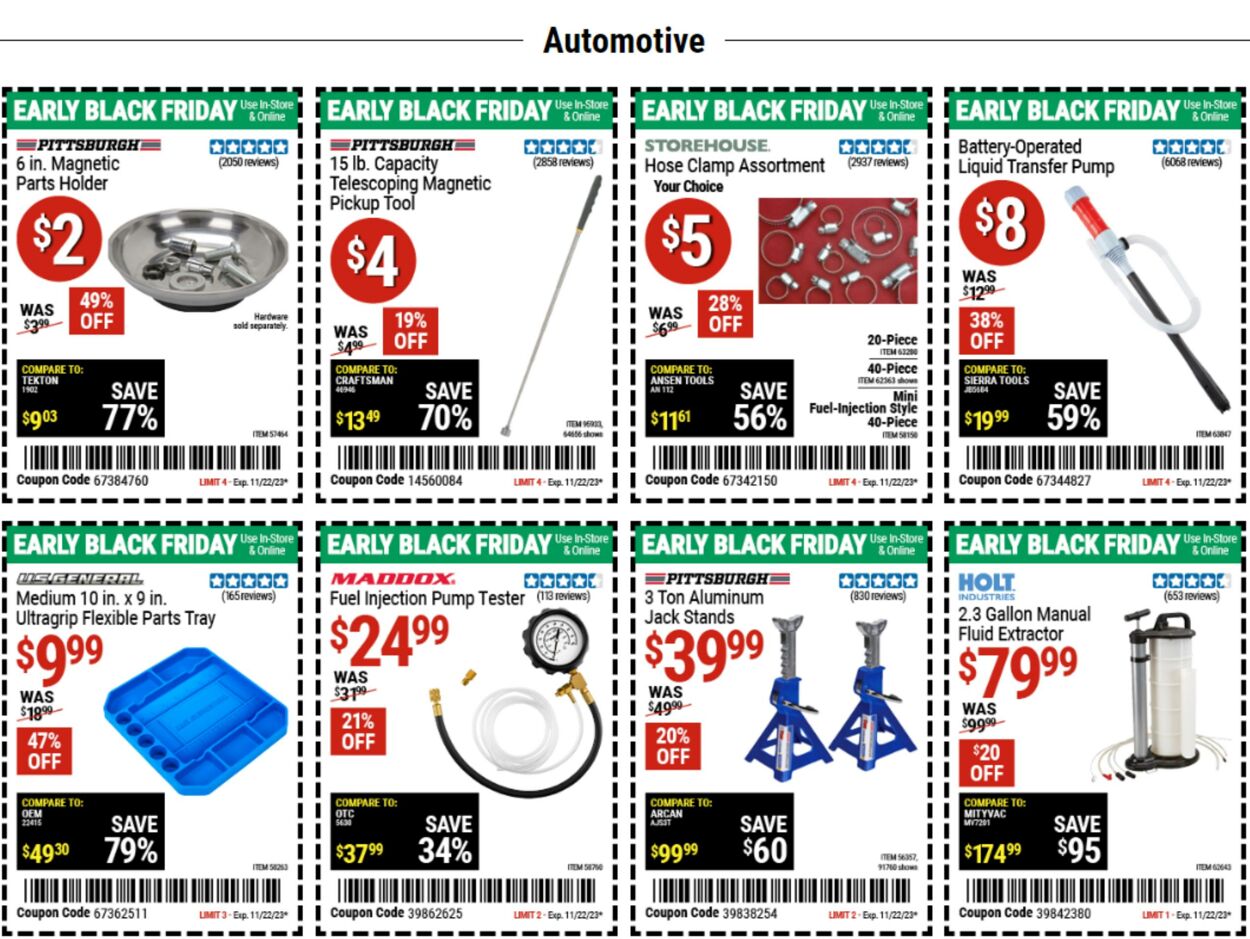 Catalogue Harbor Freight from 11/13/2023