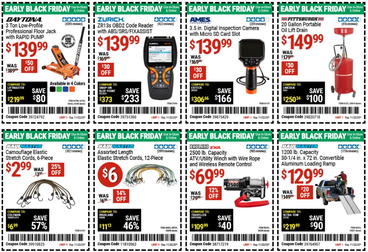 Catalogue Harbor Freight from 11/13/2023