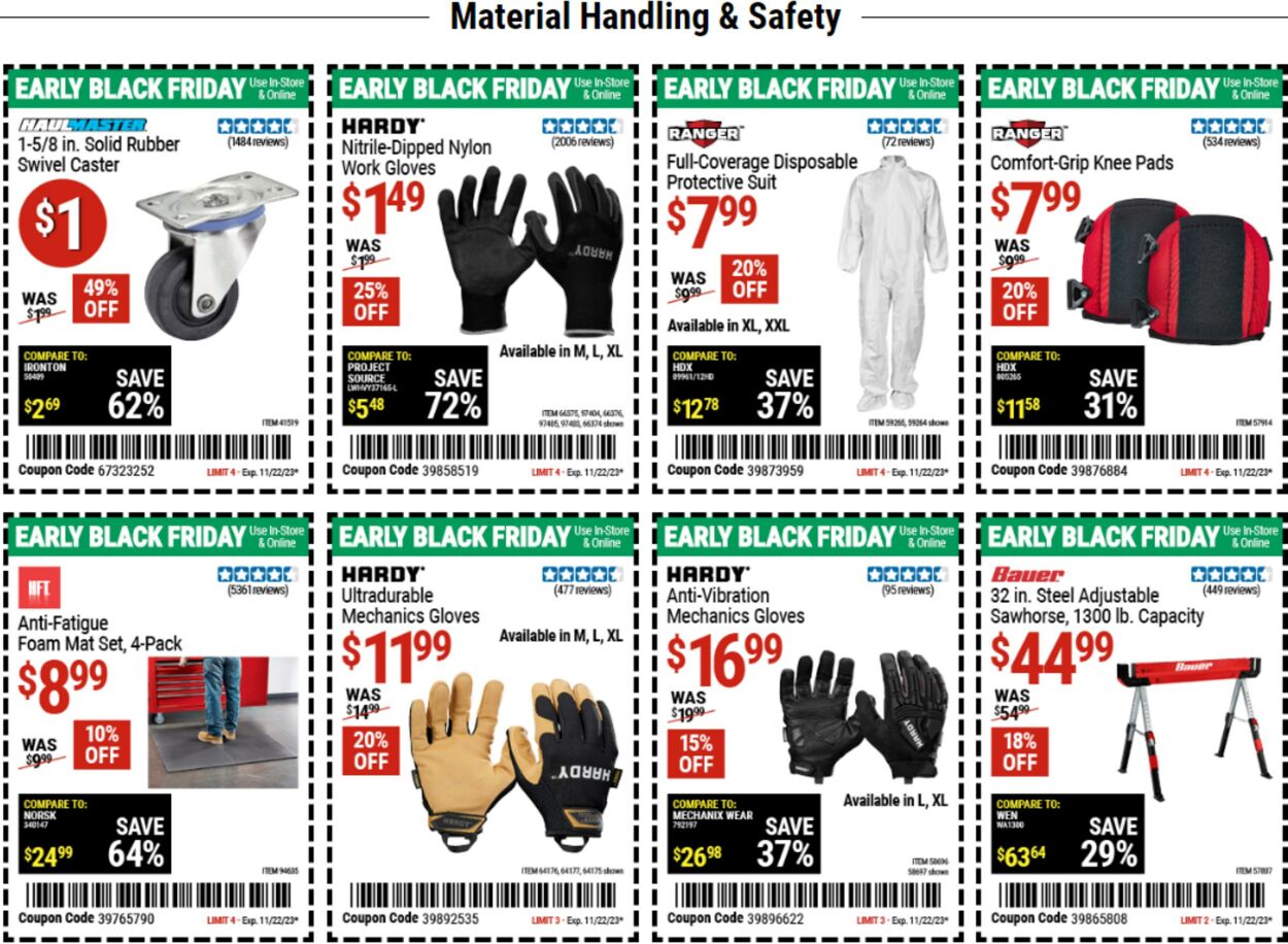 Catalogue Harbor Freight from 11/13/2023